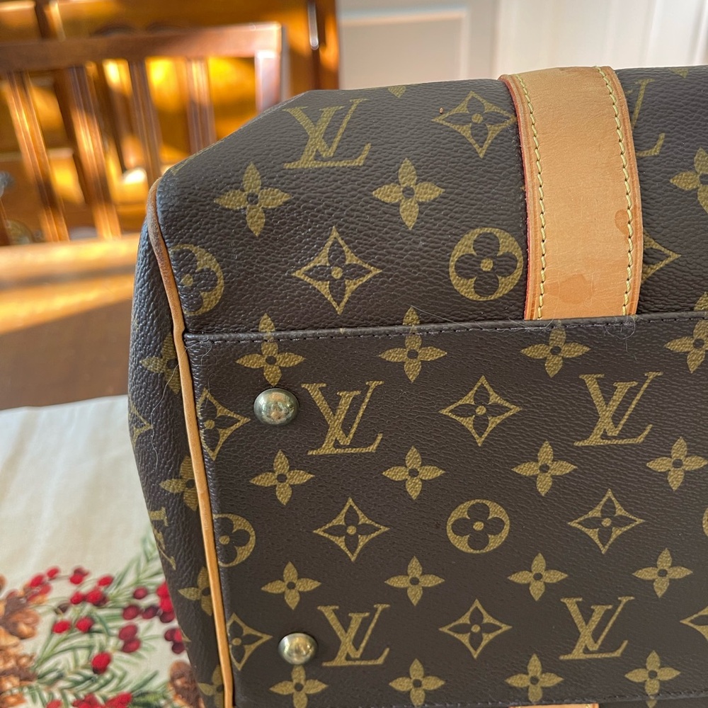 Louis Vuitton Brown Monogram Carryall Boston Travel Bag - Picture 13 of 16